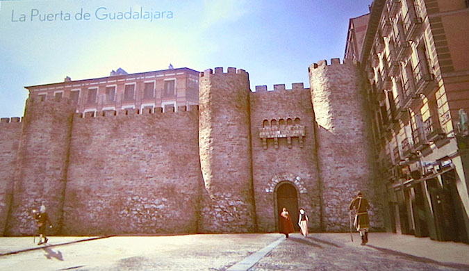 La muralla medieval en Madrid, la puerta de Guadalajara